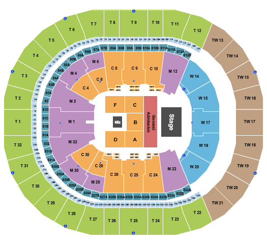 Intuit Dome Intuit Dome Seating Chart