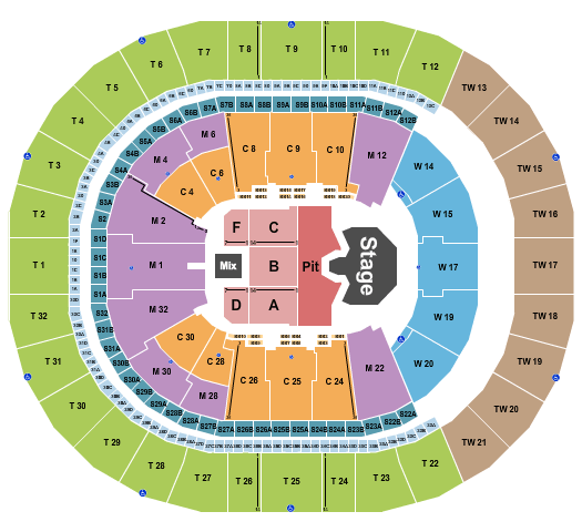 Intuit Dome Intuit Dome Seating Chart