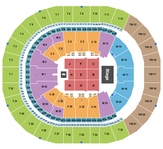 Intuit Dome Intuit Dome Seating Chart
