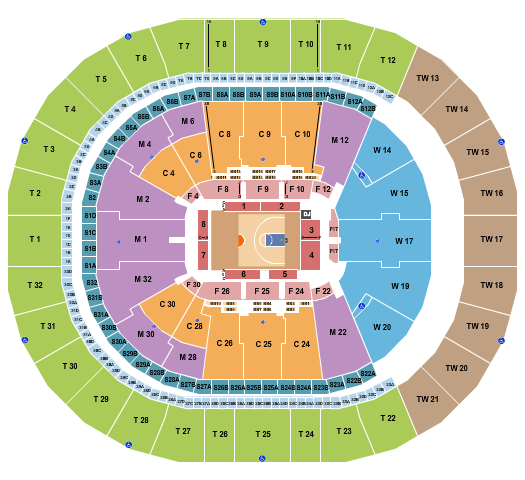 Intuit Dome Intuit Dome Seating Chart