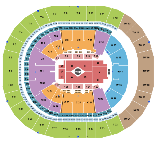Intuit Dome Intuit Dome Seating Chart
