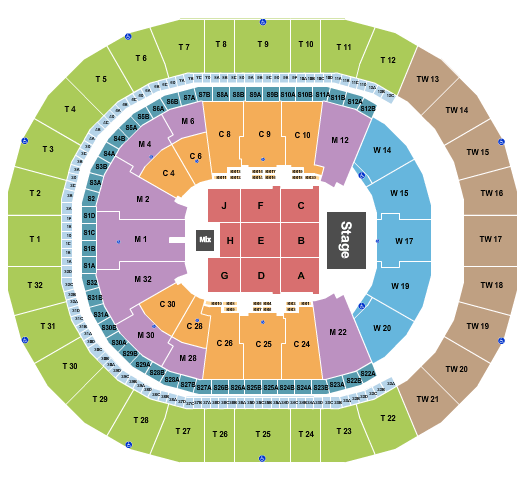 Intuit Dome Intuit Dome Seating Chart